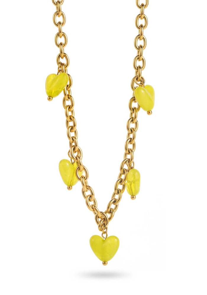 Collier Charms Cœur pas cher