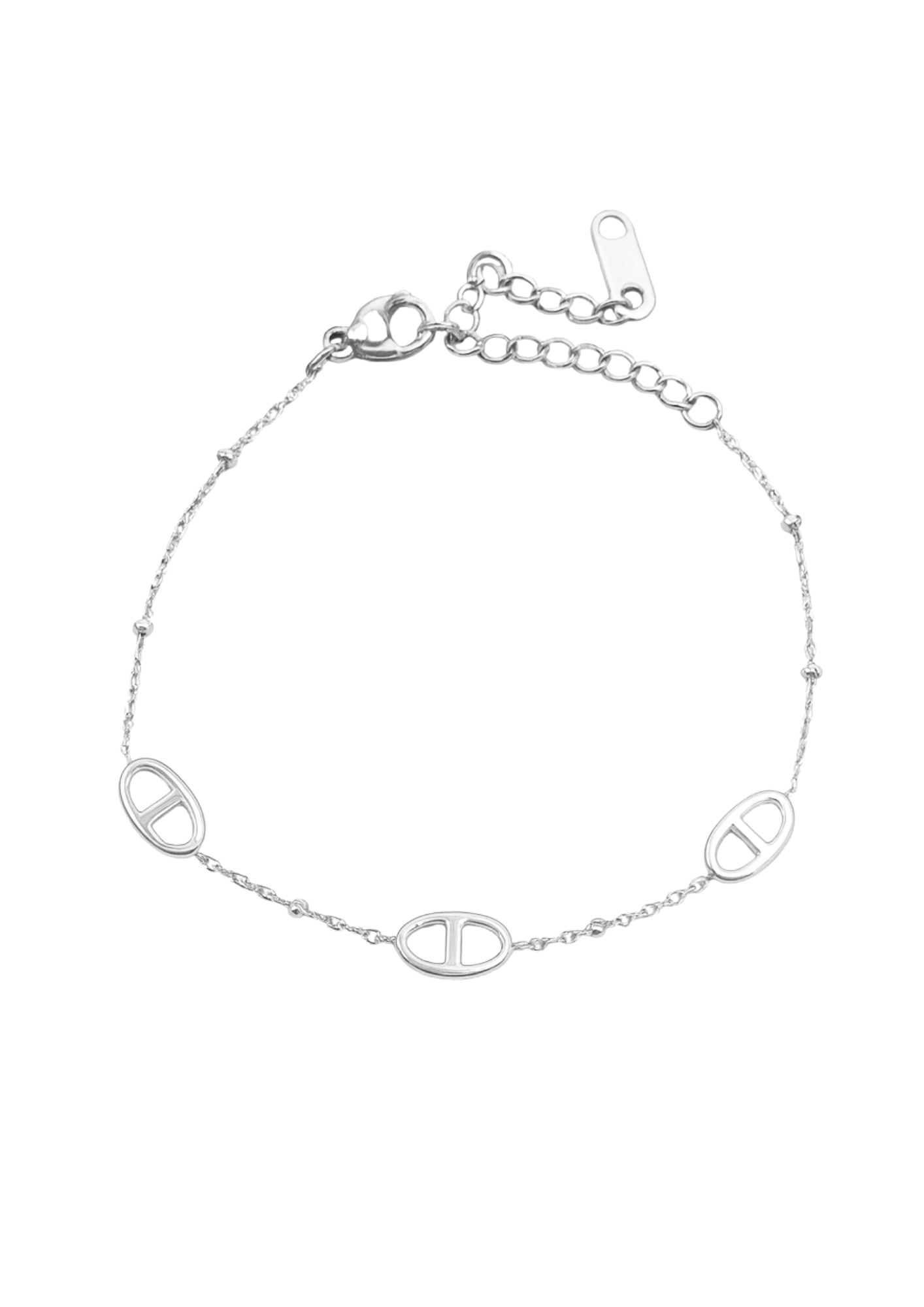 Bracelet Acier Inoxydable Ovale