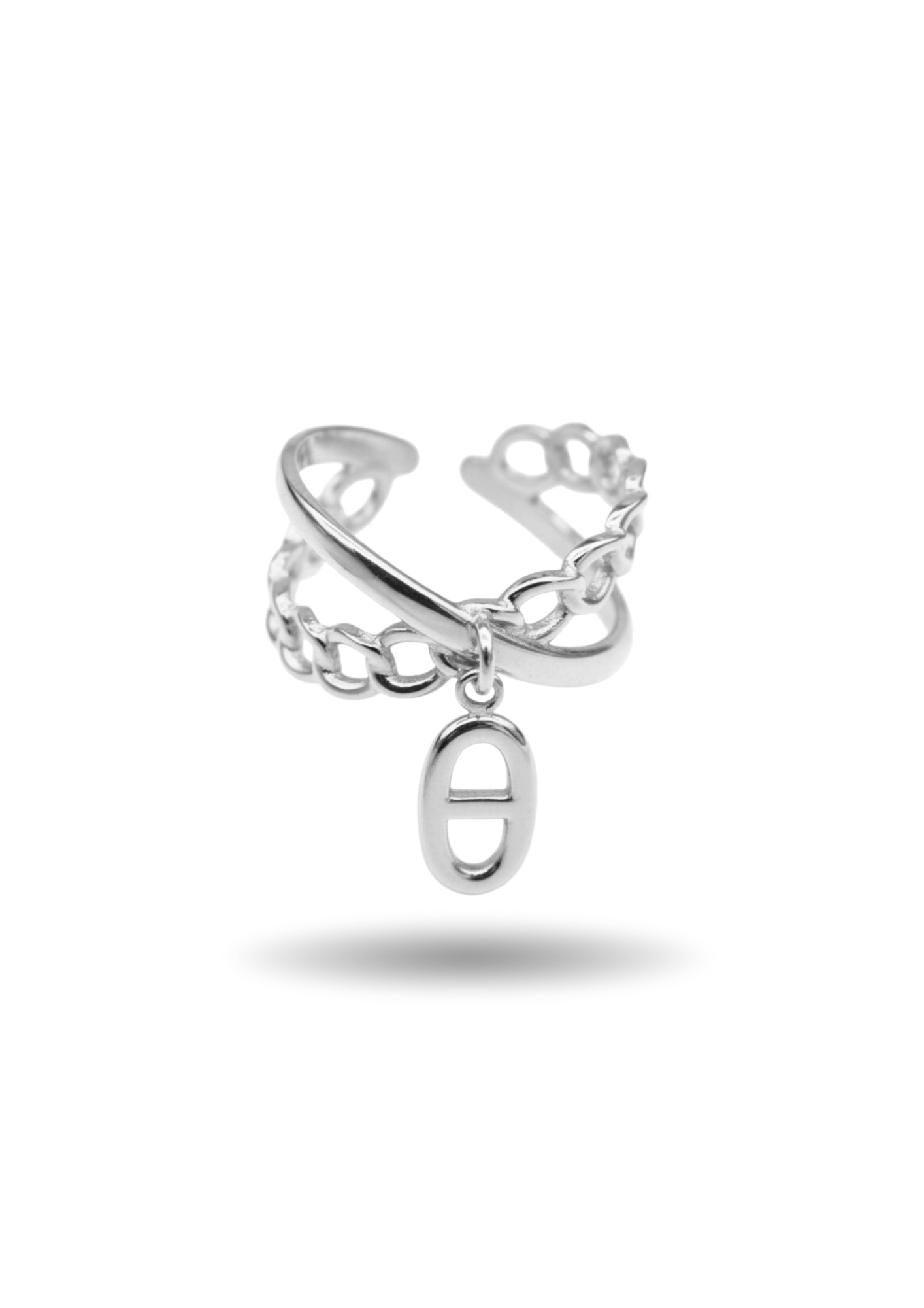 Bague Double Rang Breloque