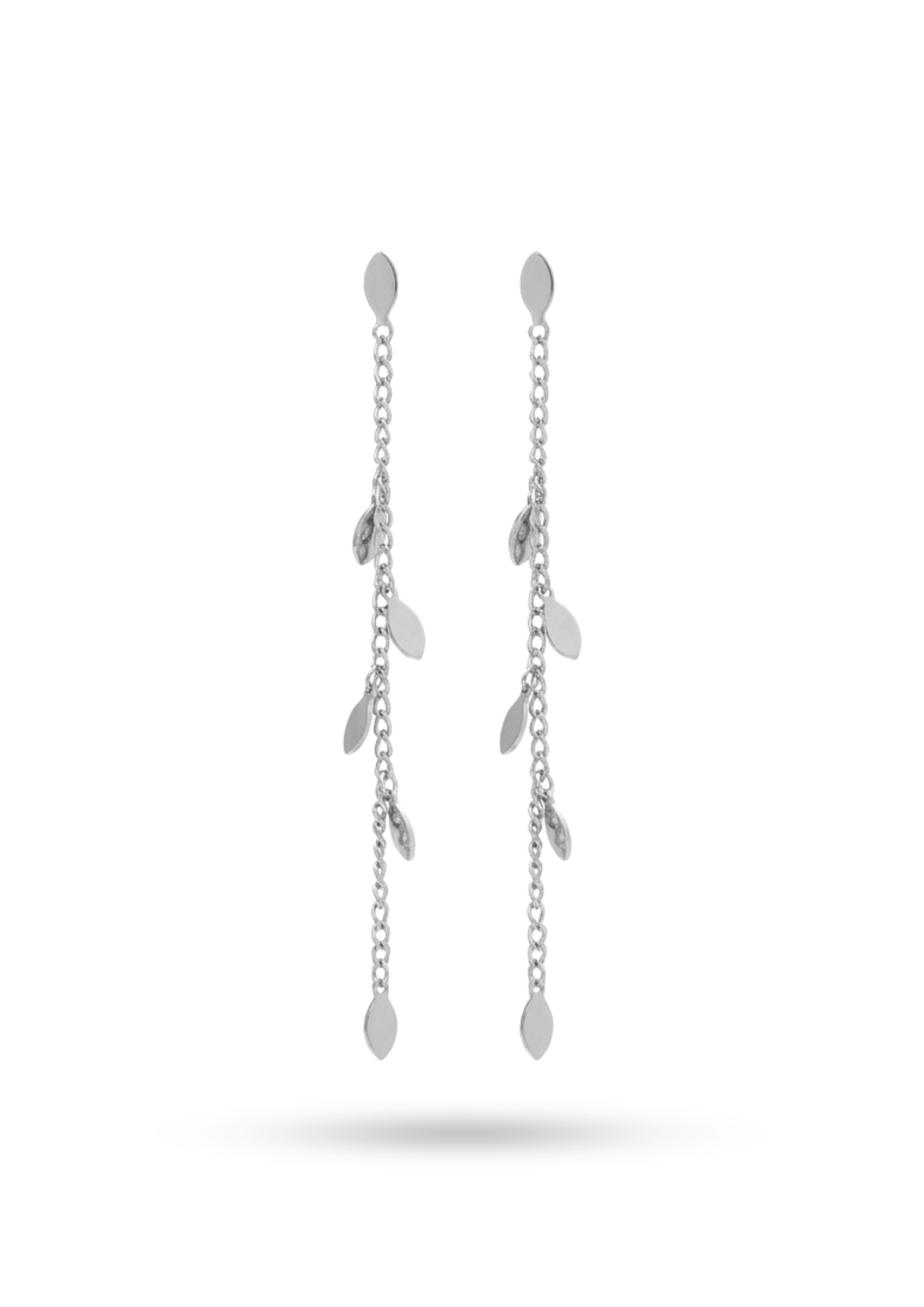 Boucles d'Oreilles Acier Inoxydable Pendantes Pampilles
