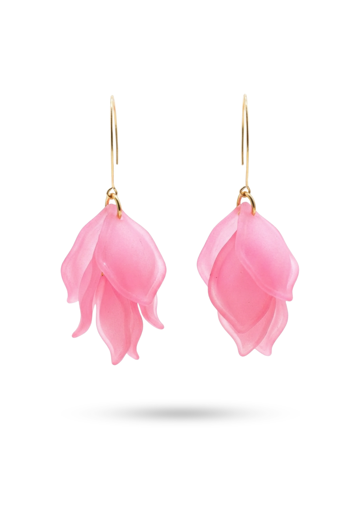 Boucles d'Oreilles Acier Inoxydable Pétale