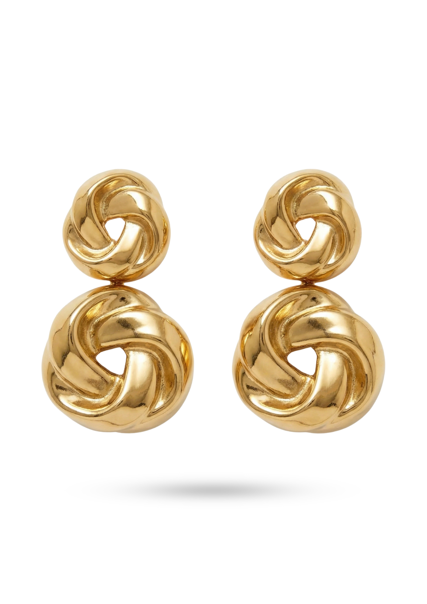 Boucles d'Oreilles Acier Inoxydable Pendantes Vintage