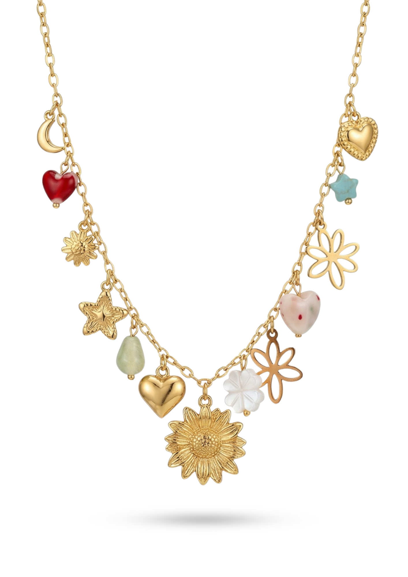 Collier Charms Printemps