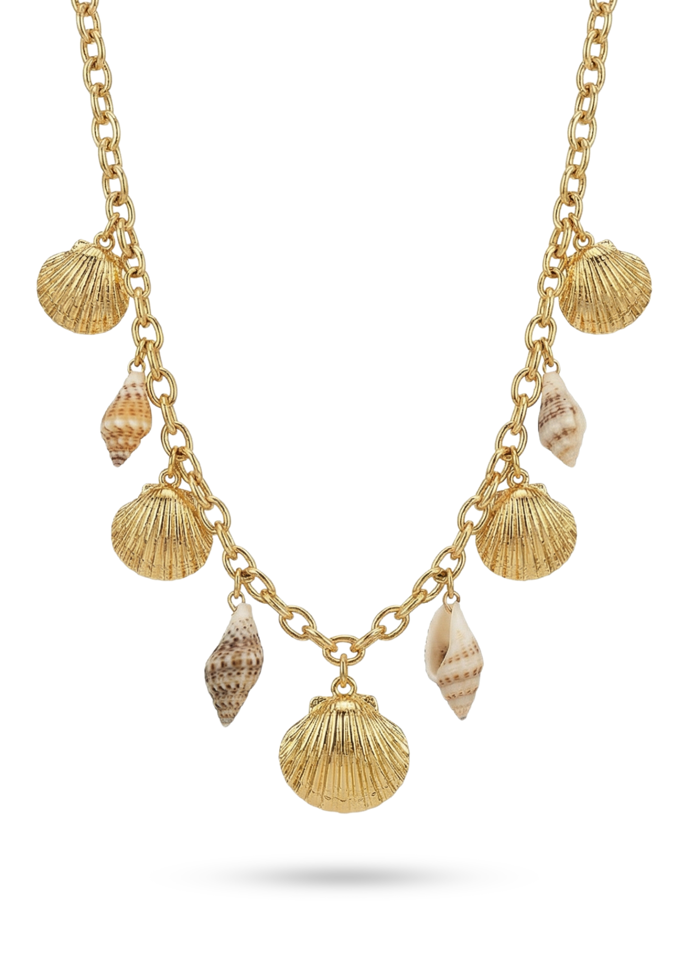 Collier Charms Coquillage Naturel