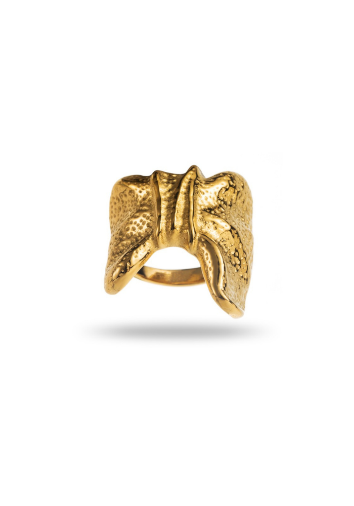 Bague Acier Inoxydable Nœud