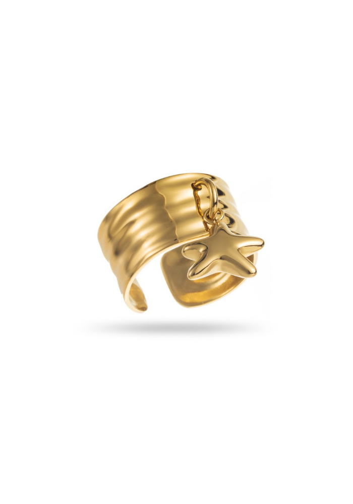 Bague Breloque Étoile de Mer