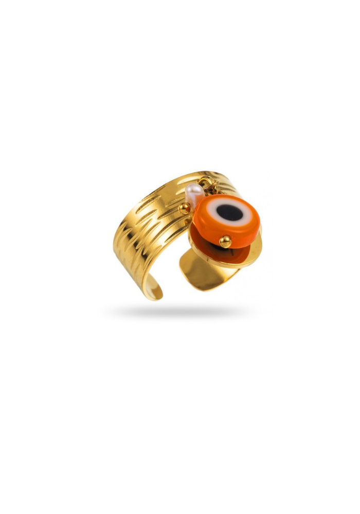Bague Breloque Œil Turc pas cher
