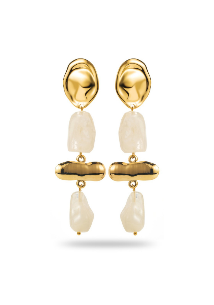 Boucles d'Oreilles Acier Inoxydable Pendante