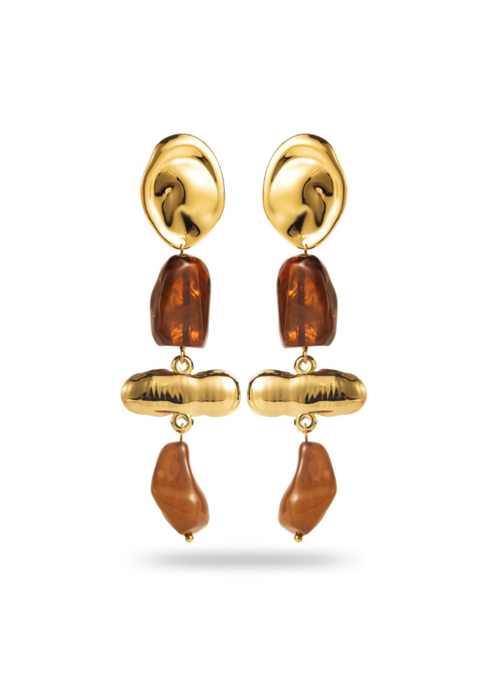 Boucles d'Oreilles Acier Inoxydable Pendante