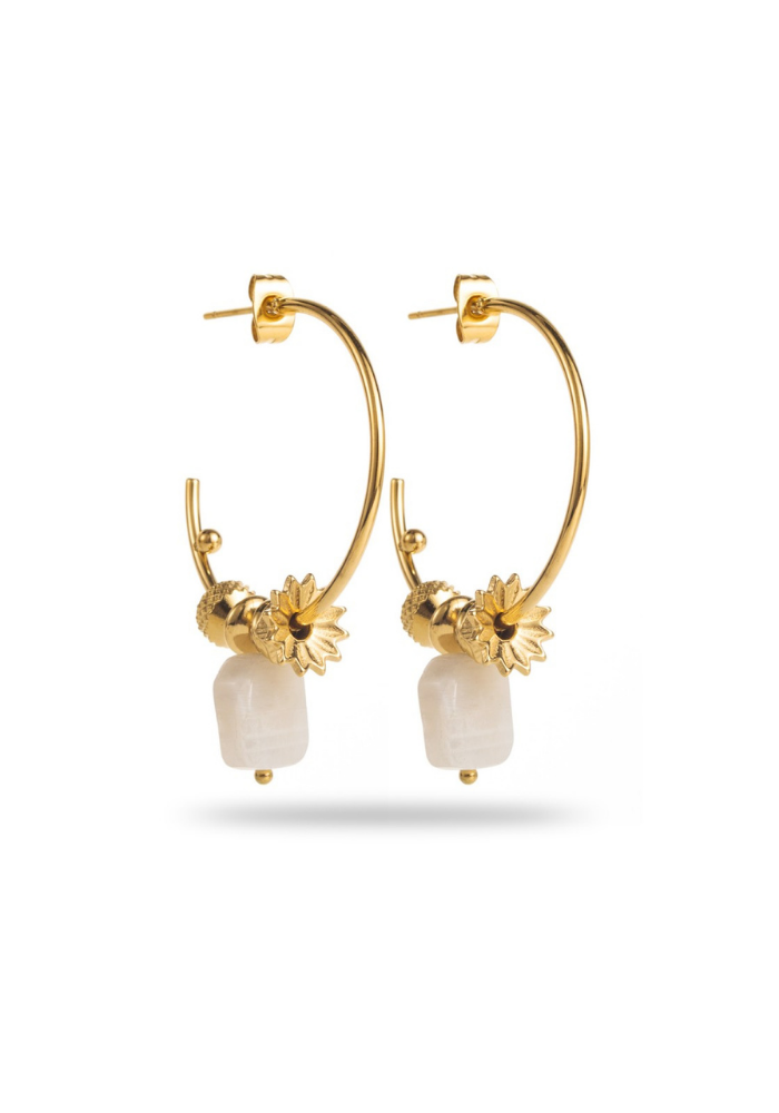 Boucles d'Oreilles Acier Inoxydable Calie