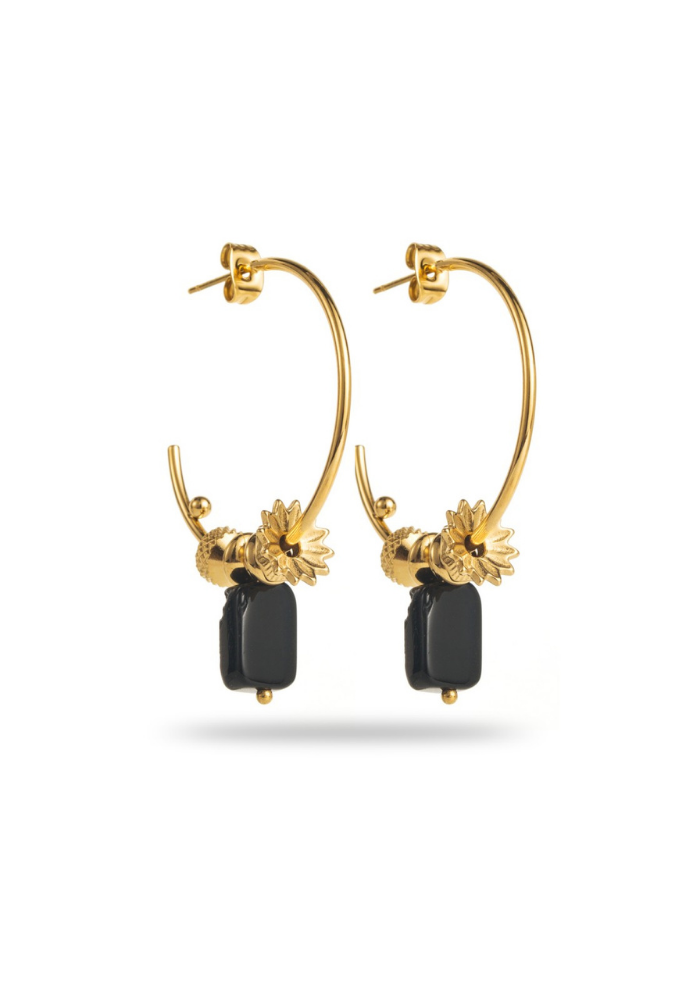 Boucles d'Oreilles Acier Inoxydable Calie pas cher