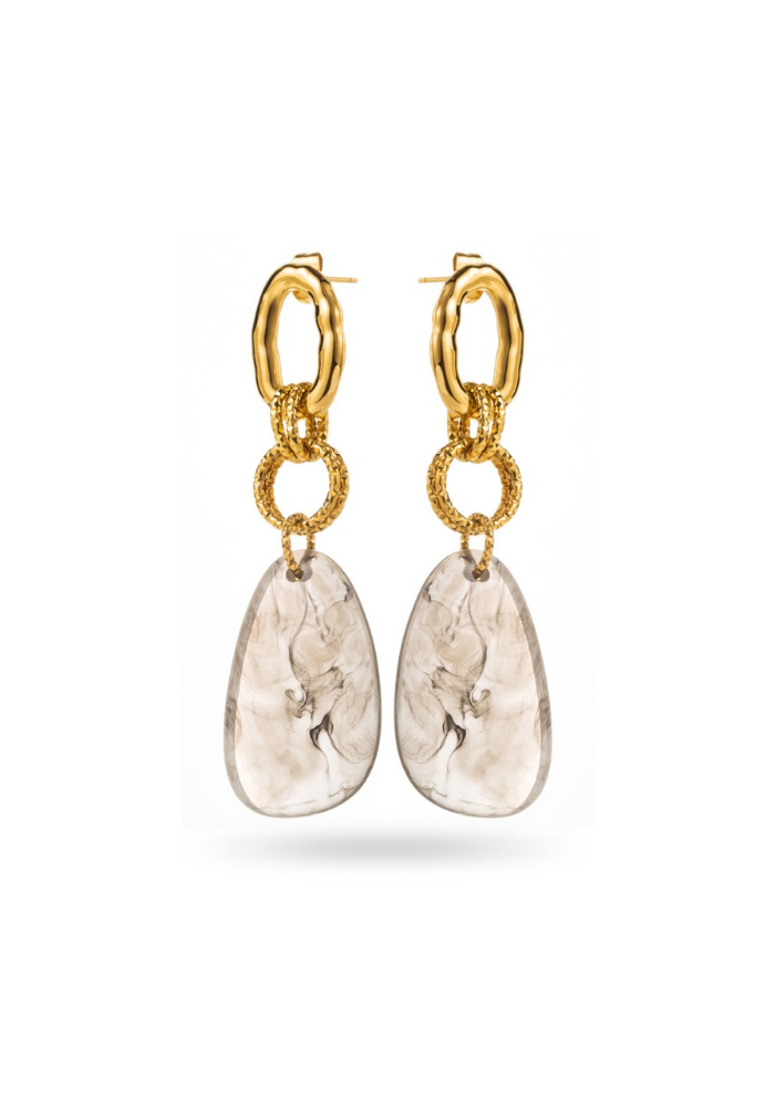 Boucles d'Oreilles Acier Inoxydable Helena