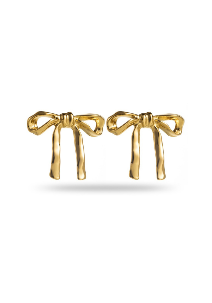 Boucles d'Oreilles Acier Inoxydable Nœud