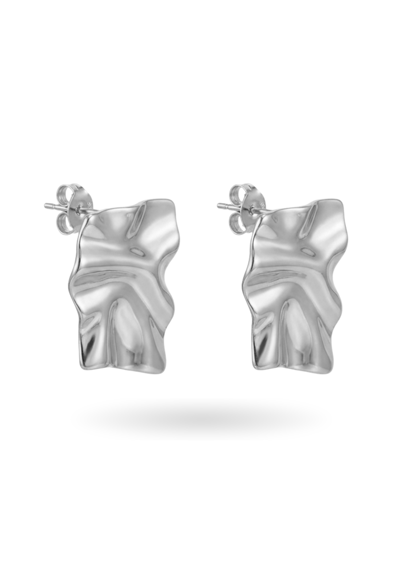 Boucles d'Oreilles Acier Inoxydable Rectangle