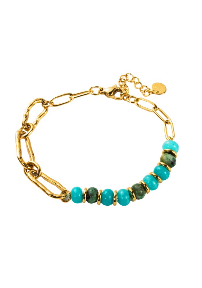 Bracelet Acier Inoxydable Julia amazonite