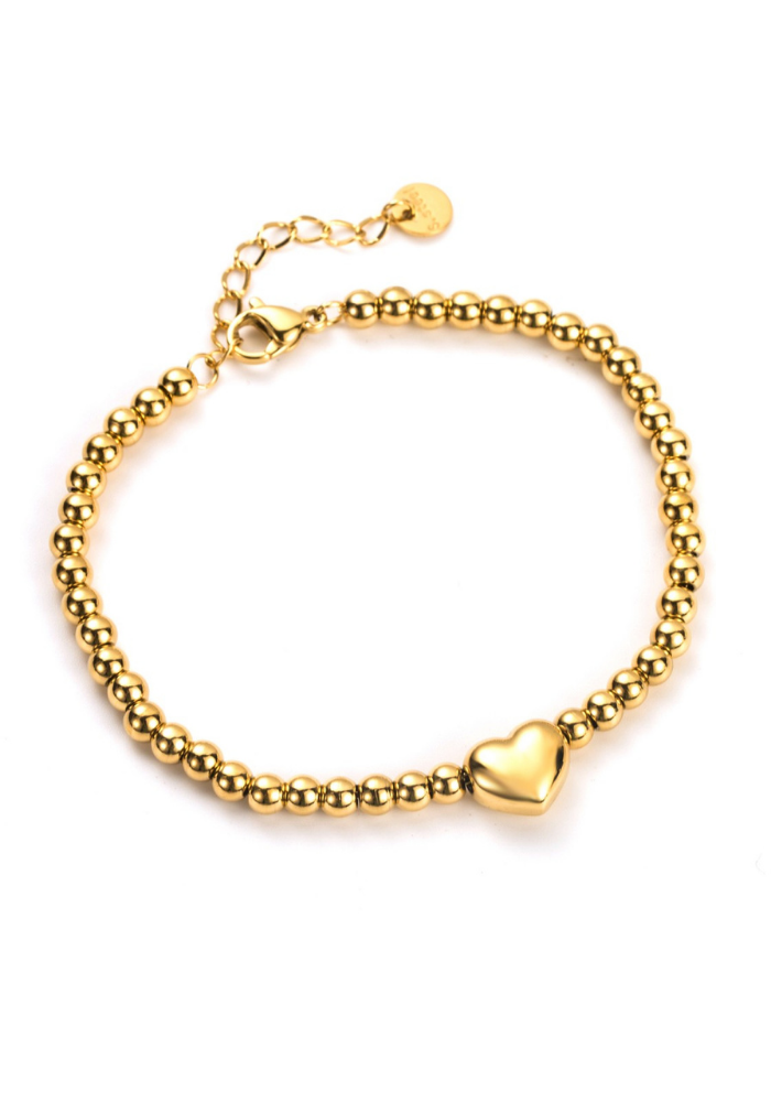Bracelet Acier Inoxydable Cœur