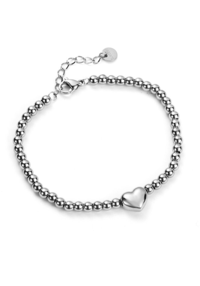 Bracelet Acier Inoxydable Cœur