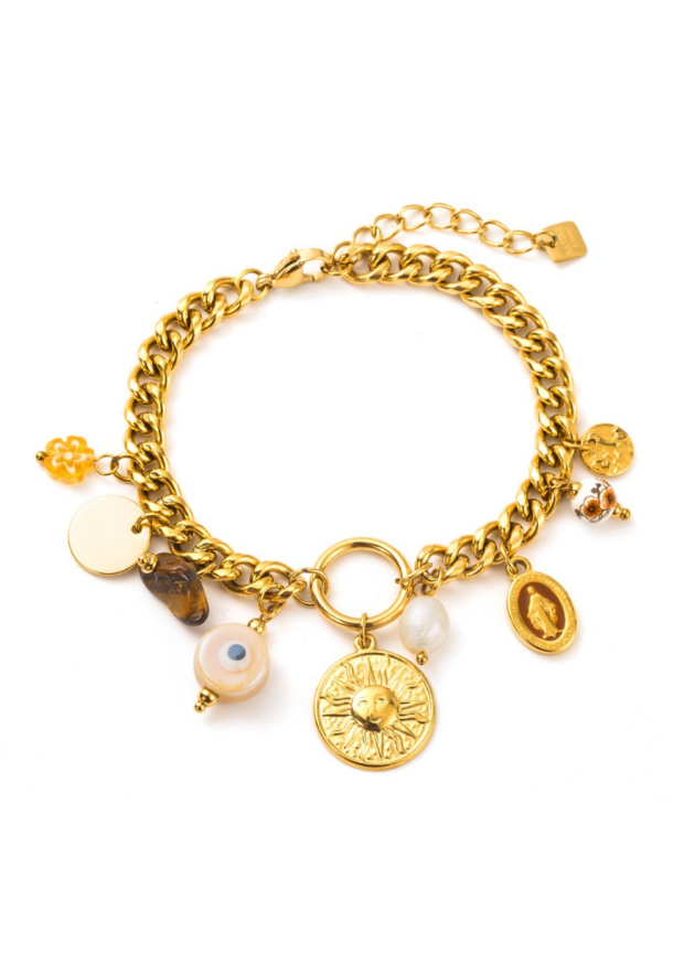 Bracelet Charms Acier Inoxydable