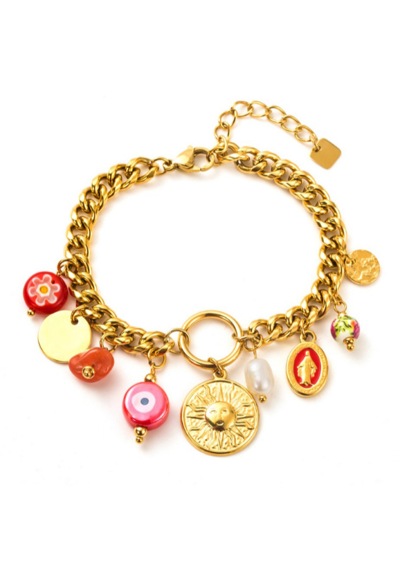 Bracelet Charms Acier Inoxydable