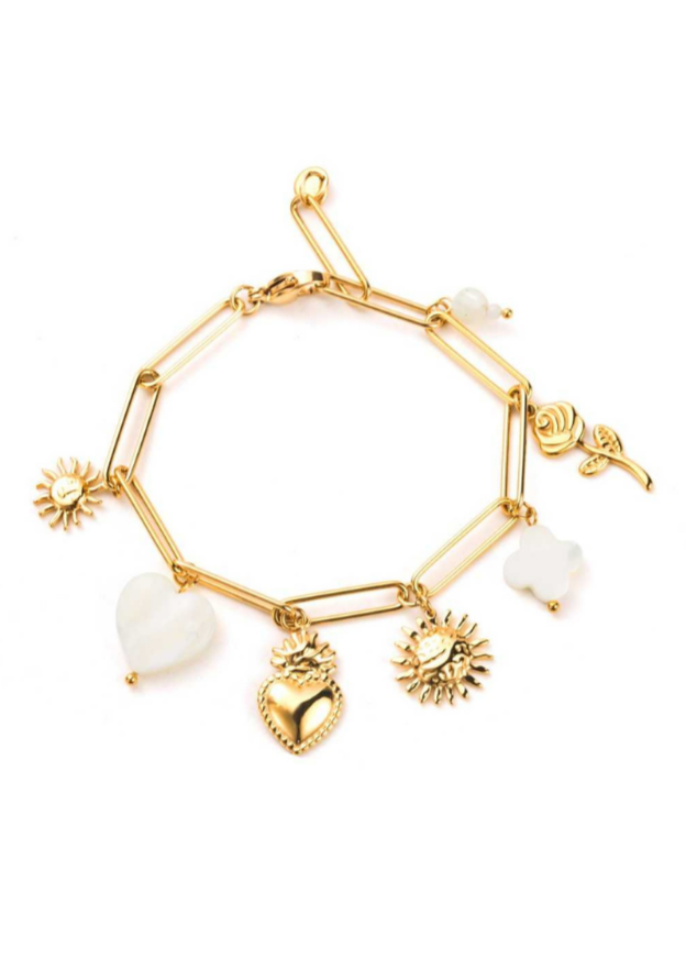 Bracelet Charms Blanc