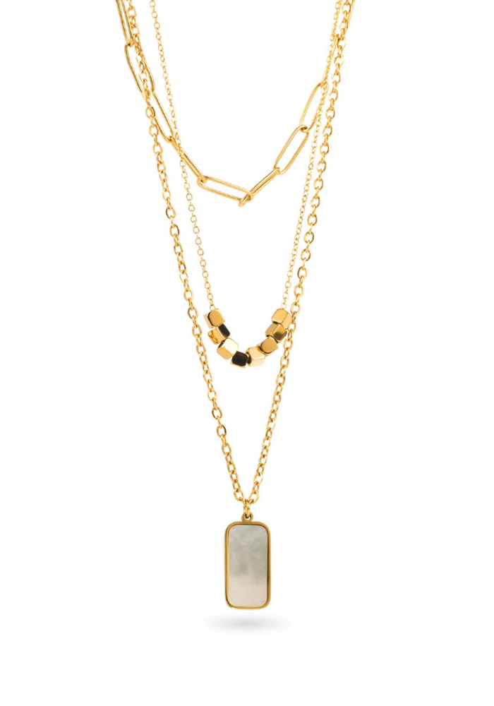 Triple Collier Acier Inoxydable