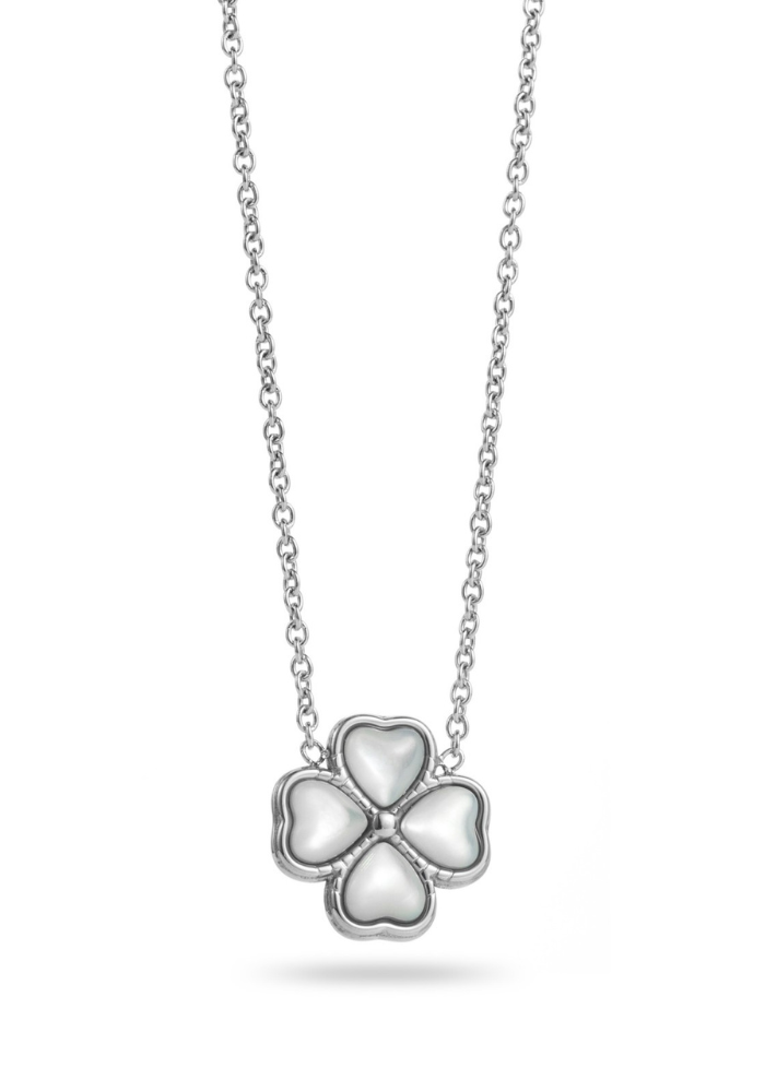 Collier Acier Inoxydable Trèfle
