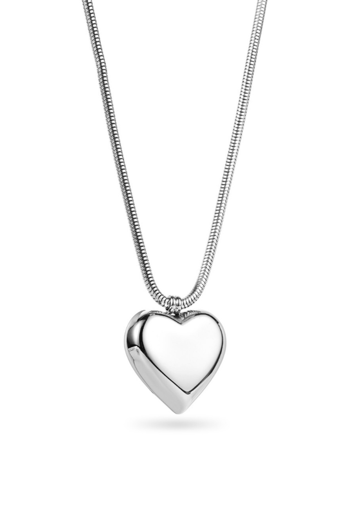 Collier Acier Inoxydable Cœur