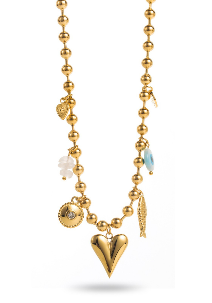Collier Charms Cœur