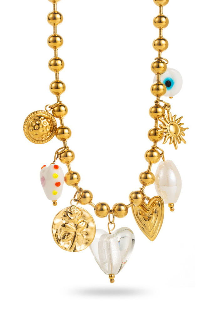 Collier Multi Charms