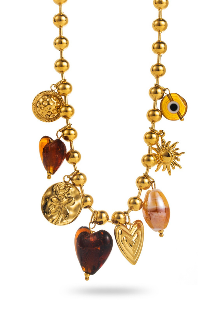 Collier Multi Charms