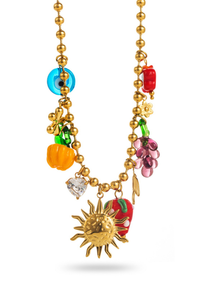 Collier Charms Summer