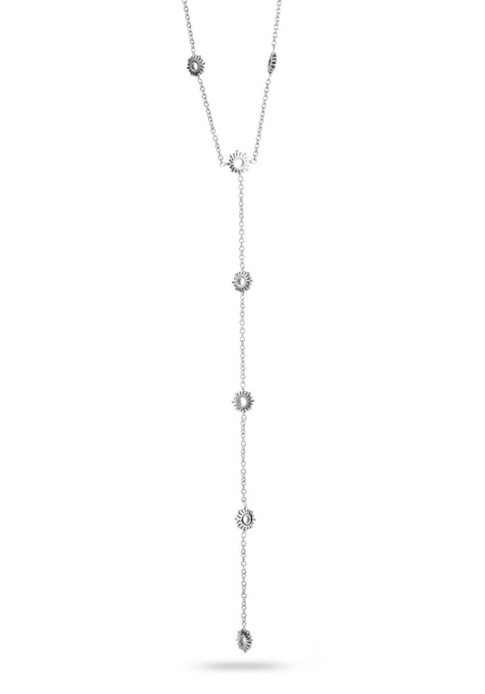 Collier Y Acier Inoxydable Soleil