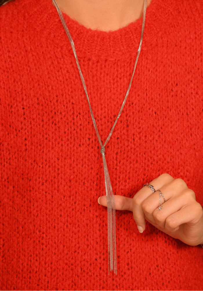 Collier Y Acier Inoxydable Minimaliste pas cher