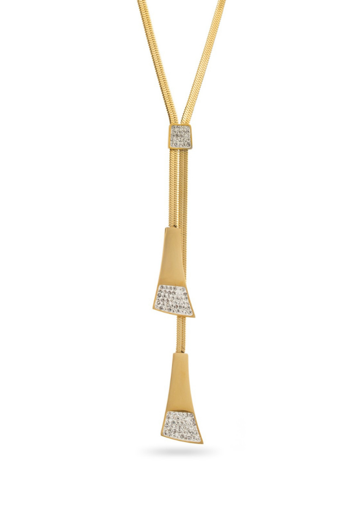 Collier Y Acier Inoxydable Cravate