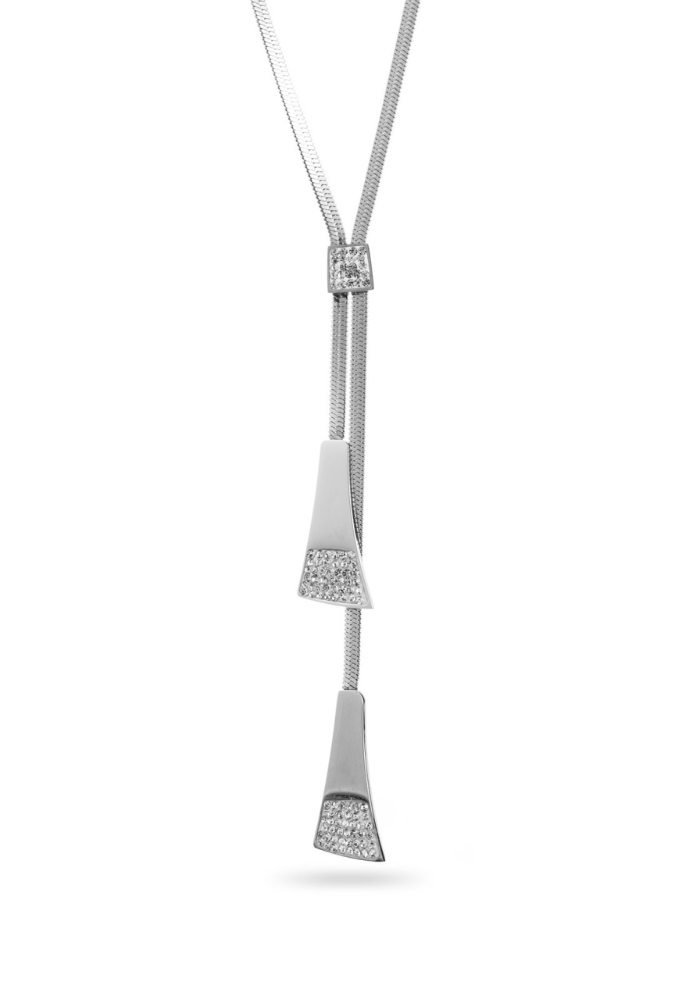 Collier Y Acier Inoxydable Cravate
