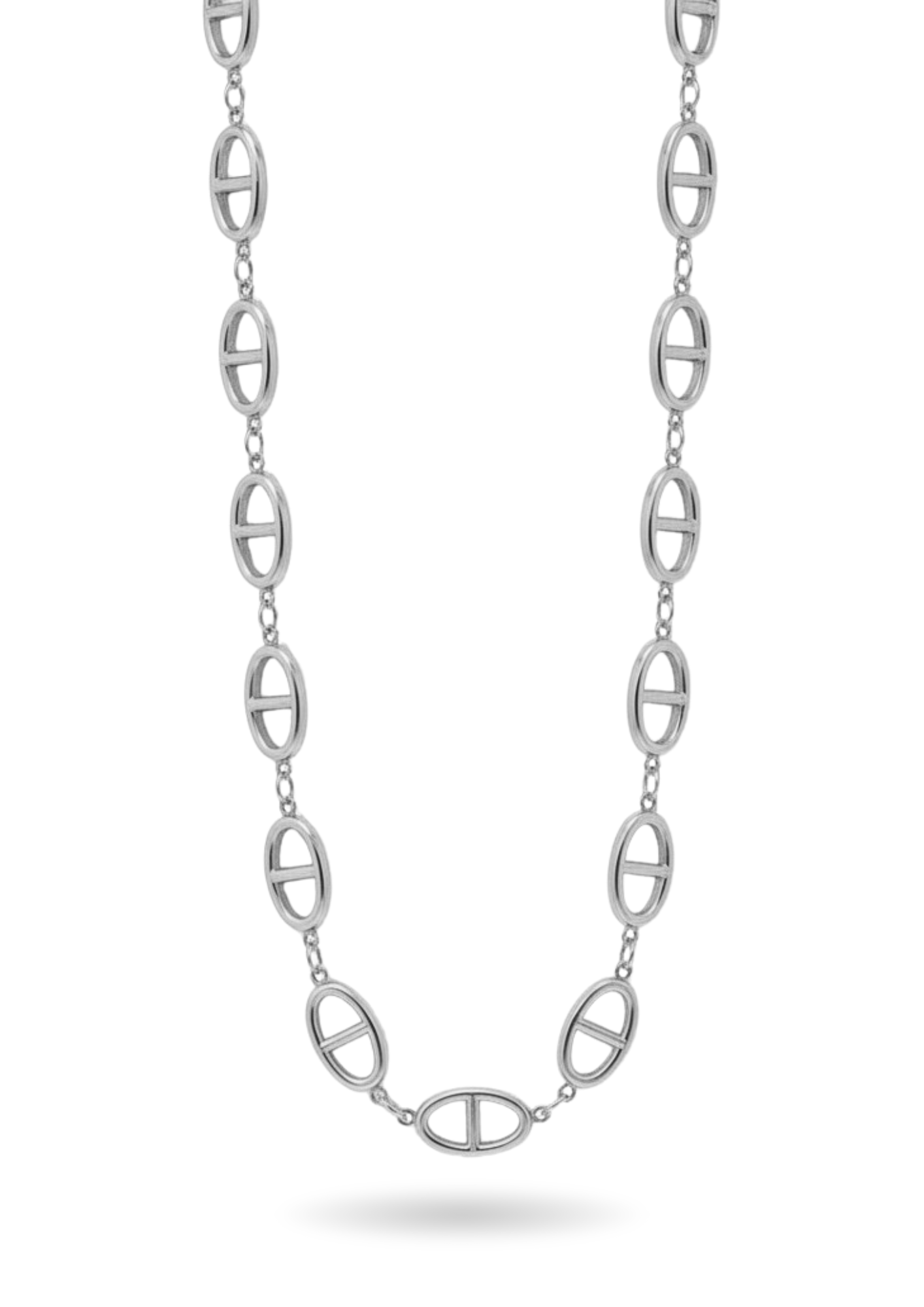 Collier Acier Inoxydable Maille Marine