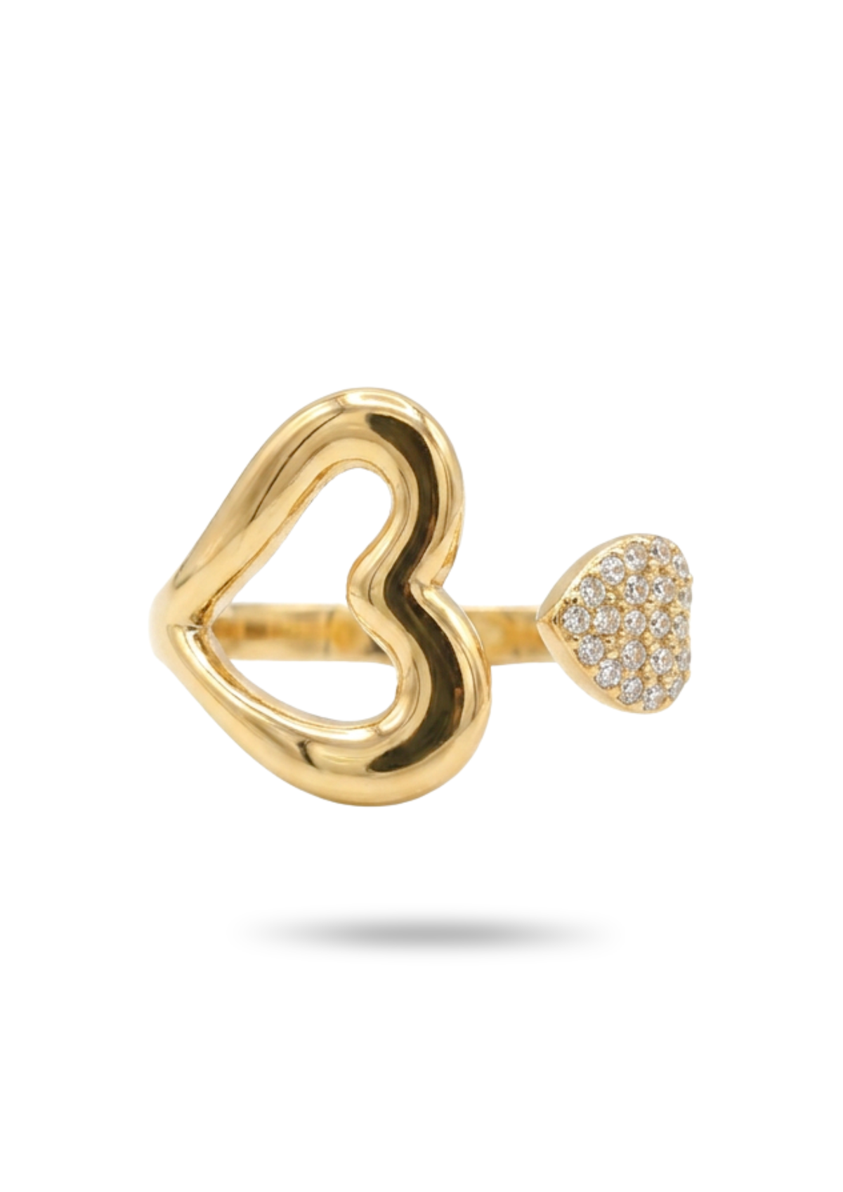 Bague Acier Inoxydable Love