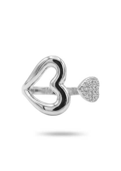 Bague Acier Inoxydable Love