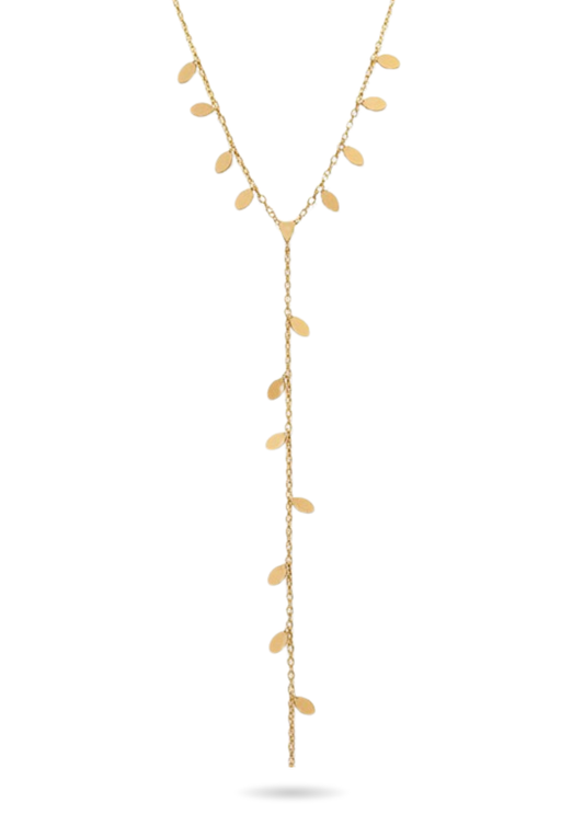 Collier Y Acier Inoxydable Pampille