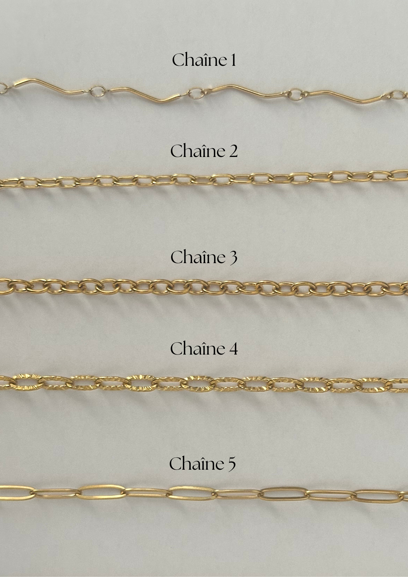 Collier charms personnalisable