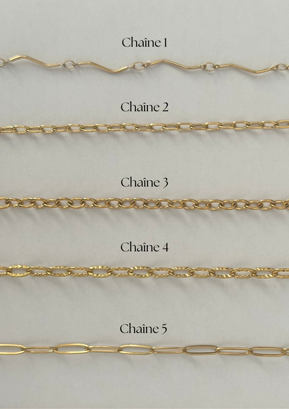 Collier charms personnalisable