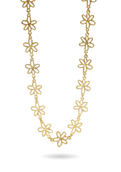 Collier Acier Inoxydable fleurs Mila