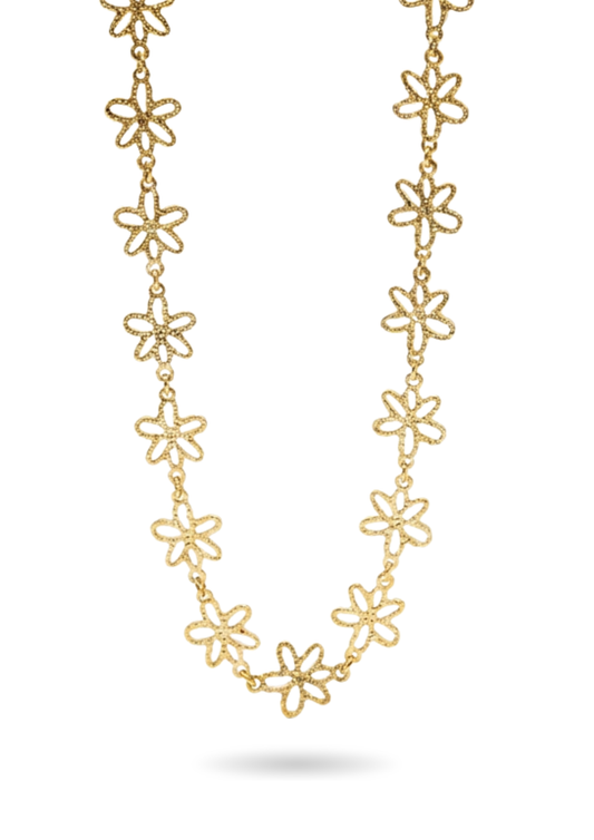 Collier Acier Inoxydable fleurs Mila
