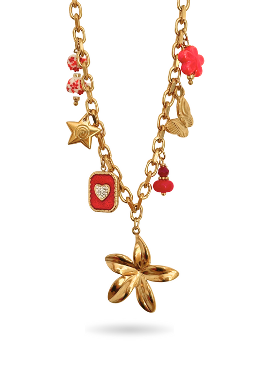 Collier Charms Fantaisie