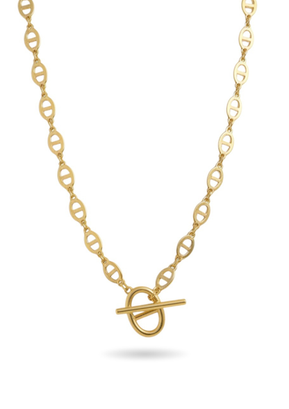 Collier Acier Inoxydable Ovale Toggle