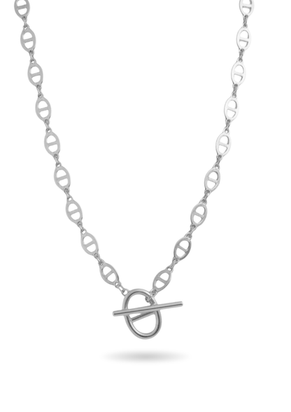 Collier Acier Inoxydable Ovale Toggle