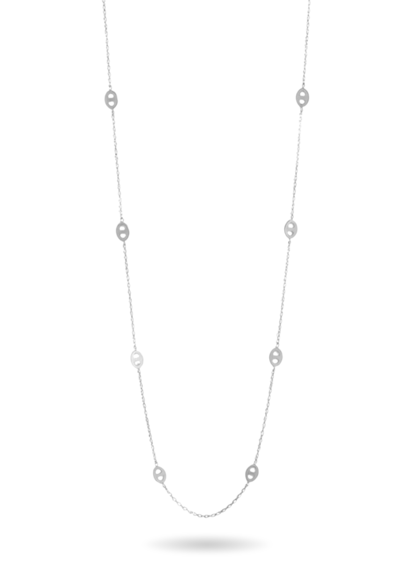 Sautoir Acier Inoxydable Mini Ovale