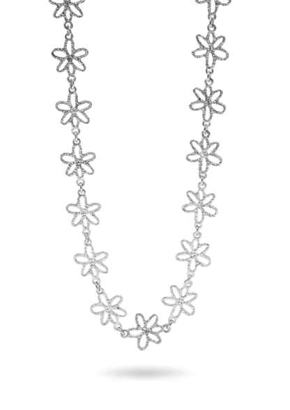 Collier Acier Inoxydable fleurs Mila