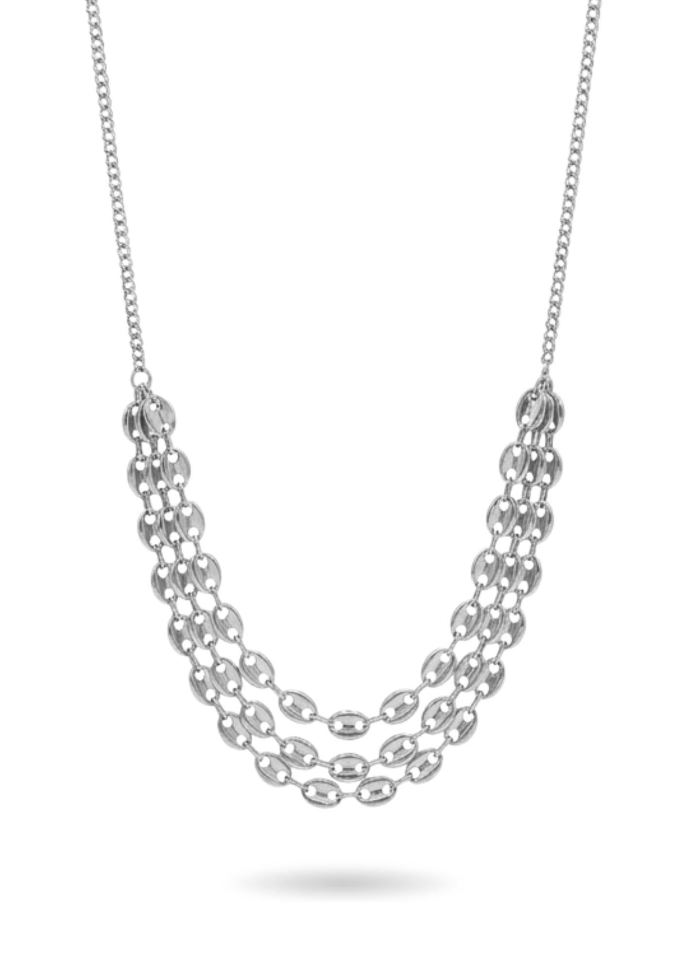 Collier Acier Inoxydable Grain de café Françoise