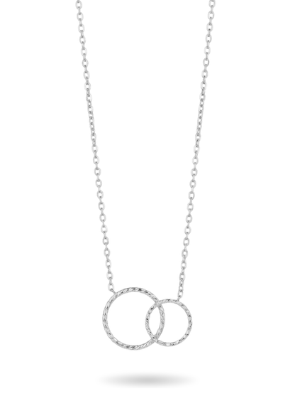 Collier Acier Inoxydable Double Anneau